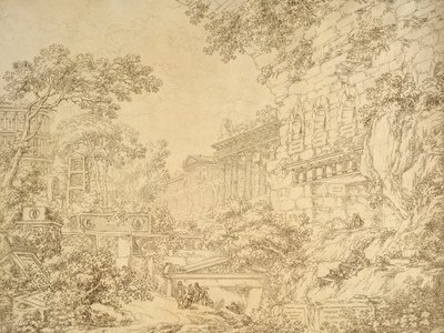 Landscape with Ruins by Ignazio Degotti